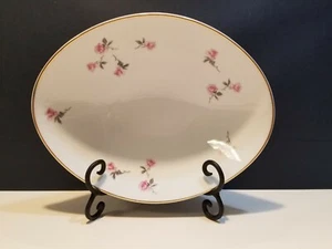 HTF Noritake "Rose" Pattern #1382 Oval Serving Bowl 10 1/2" x 8 1/4" x 2 1/2" - Picture 1 of 3