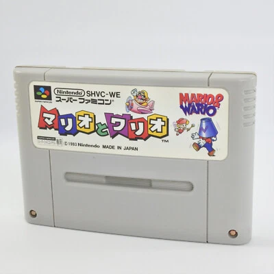 Super Famicom MARIO AND WARIO Nintendo Cartridge Only sfc - Image 1 of 2
