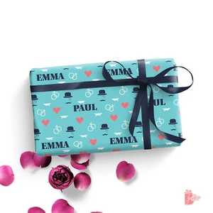 Carta regalo matrimonio personalizzata con nome sposa doccia fidanzamento regalo - Foto 1 di 4