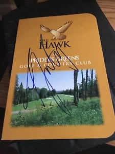 Arita Jutanugarn 2016 Canada aperto firmato Priddis Greens Scorecard certificato di autenticità - Foto 1 di 1