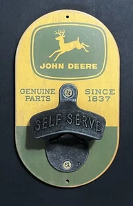 New John Deere Genuine Parts Since 1837 Bottle Opener 6" x 3.5" LP82972 - Picture 1 of 5