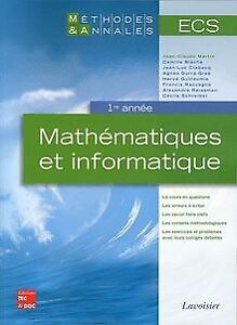 Mathématiques et informatique ECS 1re année von Martin, ... | Buch | Zustand gut
