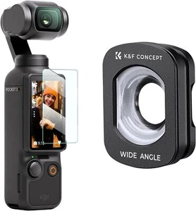 K&F Concept Magnetic Wide-Angle Lens Filter for DJI Osmo Pocket 3 Accessories - Picture 1 of 7