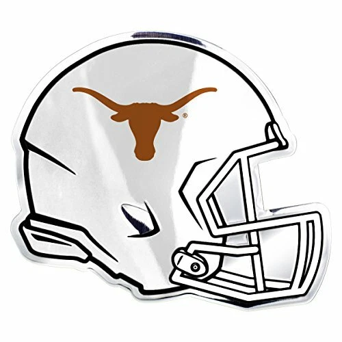 NCAA Heu066 Light Weight Aluminum Helmet Emblem - Texas