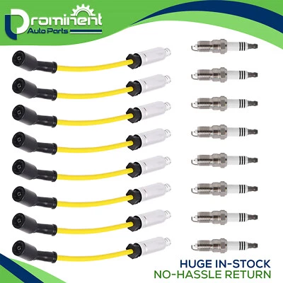 Juego de cables de encendido y 8 bujías Platinum para GMC Sierra 1500 V8 5,3 L 1999-2008 Foto 1 de 4