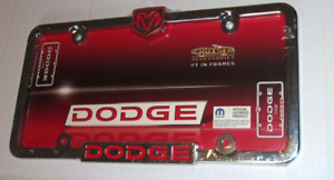 Dodge Ram Chrome License Plate Frame Mopar Size 12 1/4" x 6 1/4" NEW - FREE SHIP