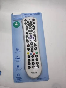 Philips 4-Device Universal Remote Control Pearl White - Picture 1 of 7