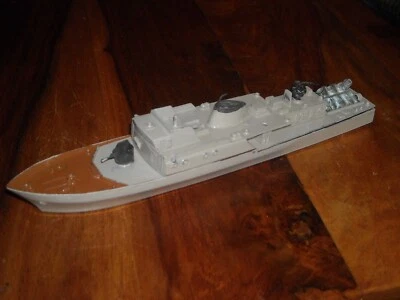 Vintage Dinky 671 MK1 Corvette Battleship Boat Spares Repair All Grey Hull - Image 1 of 4