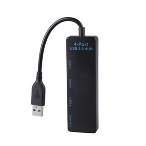 4Port USB2.0 Hub USB Docking Station 480Mbps Data Transfer with 3USB2.0 1 Type C - Afbeelding 1 van 8