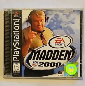 Vintage Madden NFL 2000 BL (Sony PlayStation 1, 2000) PS1 CIB - Picture 1 of 2