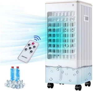Home Office Portable Evaporative Air Cooler Fan Anion Humidify Remote Control - Picture 1 of 7