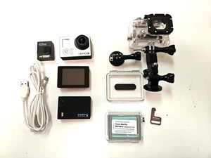 GoPro HERO 3 Action Camera CHDHX-301 with ALCDB-301 LCD Touch Screen Display - Picture 1 of 7