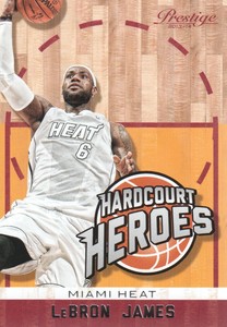 2013-14 Prestige Basketball Hardcourt Heroes #8 LeBron James