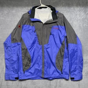 Mammut Hooded GORE-TEX XCR Jacket Waterproof Shell Ski Snowboard Hiking Blue M - Picture 1 of 12