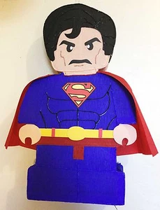 Super Man Piñata, Superman Piñata, Fiesta de Cumpleaños Superman - Imagen 1 de 3