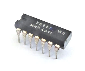 MHB4011 TESLA CD4011 TC4011 4011 14 DIP Quad 2 entradas CMOS NAND - Imagen 1 de 1