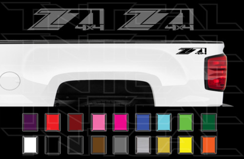 Z71 Decal Set Fits: 2014-2018 Chevy Silverado GMC Sierra Truck Vinyl Stickers