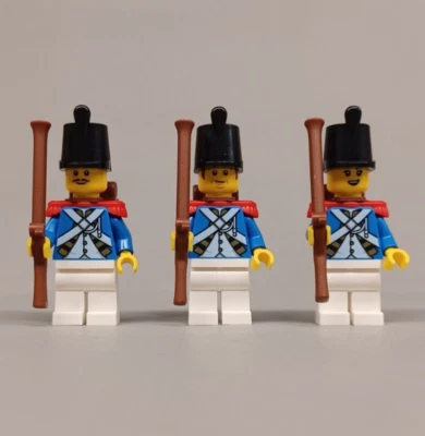 Lot of 3 LEGO Imperial Soldier Minifigures (10320) Eldorado Fortress, Pirates - Image 1 of 3