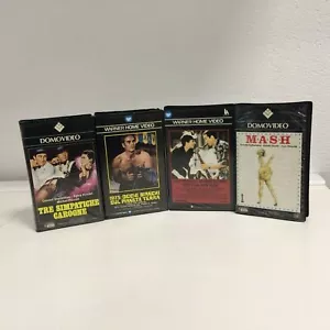 4x FILM VIDEO V 2000 VIDEOCASSETTA WARNER HOME VIDEO DOMOVIDEO GENERI VARI - Imagen 1 de 9