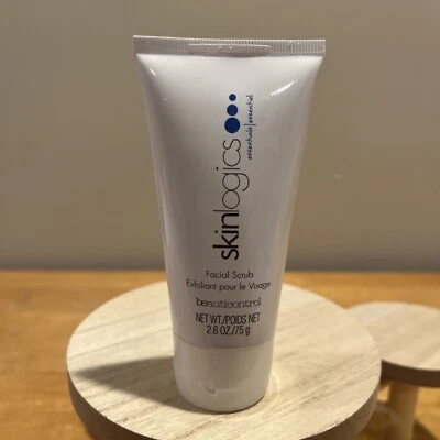BeautiControl Skinlogics Facial Scrub 2.6 Oz Discontinued White Tube Sealed - Image 1 of 3