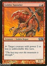 MTG - M12 - Goblin Tunneler - 2X - Foil - NM