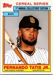 2020 Topps Throwback Thursday Fernando Tatis Jr. RC 200 1984 Topps Cereal Series