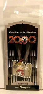 PIN 3 To Go nuevo en paquete película Disney Mickey Mouse 1947 cuenta regresiva para el milenio - Imagen 1 de 3
