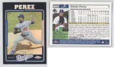 2005 Topps Chrome Black Refractor /225 Odalis Perez #204