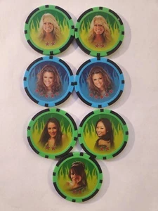 2011 Topps WWE Power Chipz DIVA Lote - Kelly Kelly-Brie-Eve-Gail Kim-Layla - Imagen 1 de 12