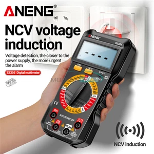 ANENG SZ304/ SZ305 Digital Multimeter NCV AC/DC Votage Current Ohm Tester Meter