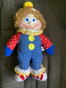 Gymboree Gymbo The Clown Plush 12" Soft Toy Stuffed 1987 Vintage - Picture 1 of 4
