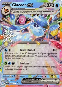 Glaceon ex (026/131) Holiday 2025 Snowflake Stamp Promo - Pokémon TCG: PRE - Bild 1 von 2