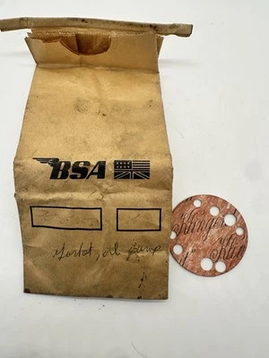 Junta de bomba de aceite BSA 70-6503 NUEVO DE COLECCIÓN Foto 1 de 4