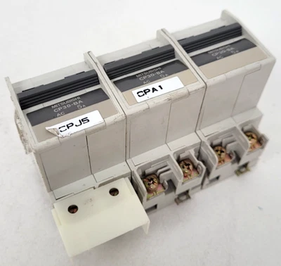 (Lote de 3) CP30-BA Mitsubishi 5 Amp Protector de Circuito 2 Polos - Opción al día siguiente Foto 1 de 4