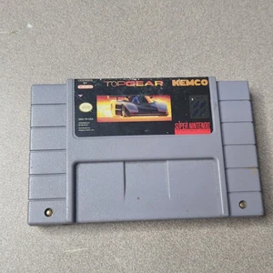 Top Gear SNES Super Nintendo Racing Game Authentic 1992 - Picture 1 of 5