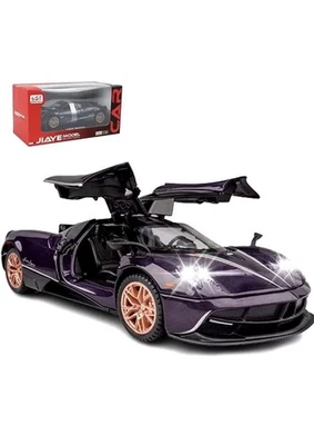 Coche de metal fundido a presión de aleación 1:32. Pagani Huayra Dinastia (Púrpura) Foto 1 de 4