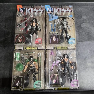 KISS 1997 McFarlane Ultra Action Figures Set of 4 Gene Simmons Paul Ace Pete - Picture 1 of 6