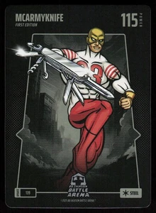 2025 BO JACKSON BATTLE ARENA UPDATE MCARMYKNIFE #139 KARTE CHRISTIAN MCCAFFREY - Bild 1 von 2