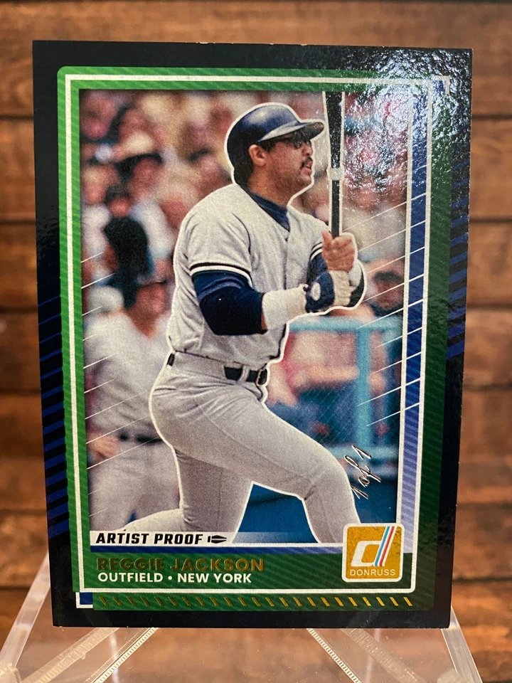 2025 Donruss Artist Proof черный 1/1 #75 Реджи Джексон — Зал славы Yankees - Изображение 1 из 2