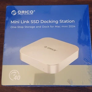 ORICO MiniLink Hub USB 40Gbps Estación de Acoplamiento Mac Mini M4 M.2 NVMe SSD 8TB M45P - Imagen 1 de 10