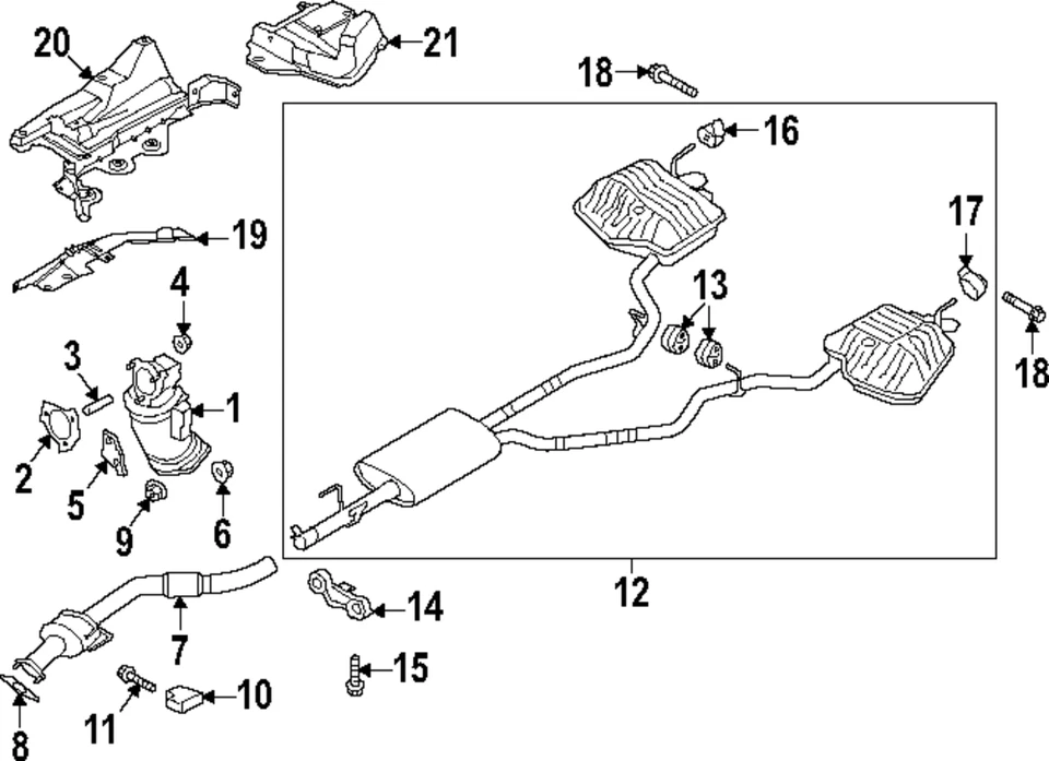 Soporte trasero original Ford Explorer 2020-2024 L1MZ-5K291-M Foto 1 de 2