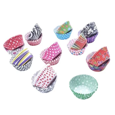  200 Pcs Kuchenpapierhalterung Kuchen-Muffin-Form Cupcake-Wrapper - Bild 1 von 4