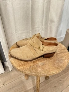 Born Tan Suede Western Strappy Mules Size 9.5 - Bild 1 von 11