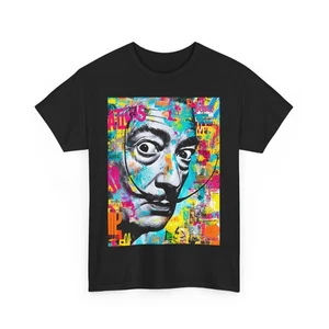 SALVADOR DALI SURREALISM ART TEE TSHIRT GIFT MEN WOMEN PAINTER ARTIST FUN SHIRT - Picture 1 of 13
