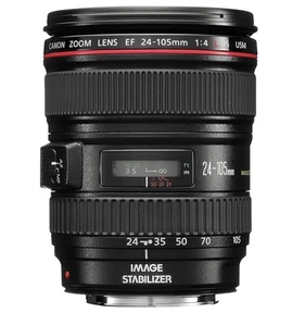 Canon EF 24-105mm F/4L IS USM Standard Zoom Lens - Picture 1 of 4