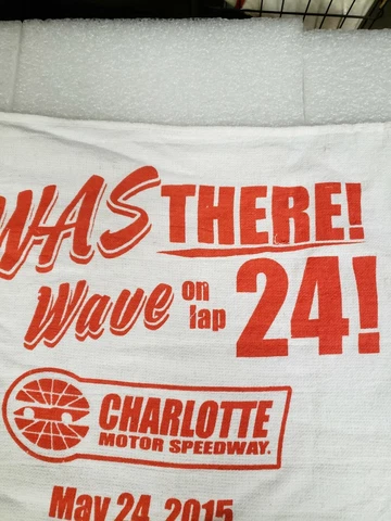 Jeff Gordon Towel Charlotte Motor Speedway 2015 Cover