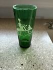 Vintage Anchor Hocking “GAS BUGGY” Drinking Glass Green Tumbler