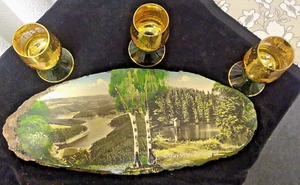 Erinnerungen an Clausthal-Zellerfeld - 3-D Holzbild und Ziergläser - Bild 1 von 9
