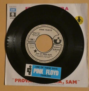 Pink Floyd – One Of These Days/Fearless Vinyl 45 Versione Jukebox 1972 Italy - Foto 1 di 3