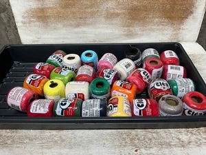 Lot of 30 Circulo CLEA 125 COTTON THREAD SIZE 10 knit crochet embroidery lot F - Picture 1 of 6